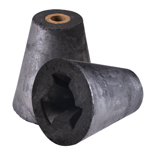 Refractory Tundish Metering Nozzles Zirconia Upper Nozzle