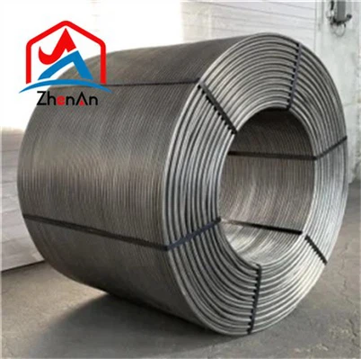 Alambre con núcleo de hierro y calcio